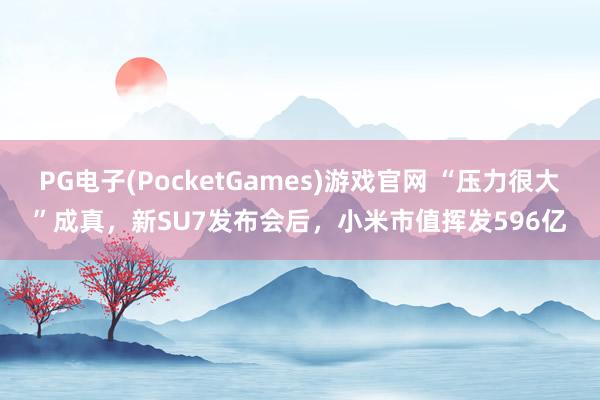 PG电子(PocketGames)游戏官网 “压力很大”成真，新SU7发布会后，小米市值挥发596亿