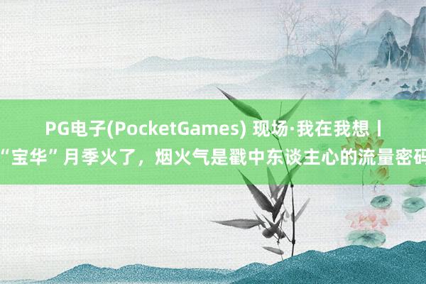 PG电子(PocketGames) 现场·我在我想丨“宝华”月季火了，烟火气是戳中东谈主心的流量密码