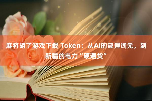 麻将胡了游戏下载 Token：从AI的诬捏词元，到新疆的电力“硬通货”