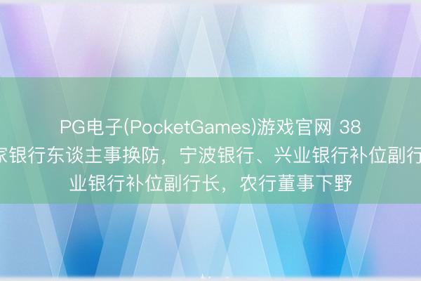 PG电子(PocketGames)游戏官网 38岁高管获普及！3家银行东谈主事换防，宁波银行、兴业银行补位副行长，农行董事下野